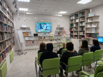 В районной библиотеке состоялся праздник «Новогодние мультвстречи»